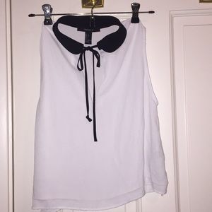Forever 21- Short sleeve, tie collar blouse